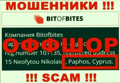 BitOfBites Com - это internet воры, их адрес регистрации на территории Кипр