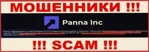 Осторожно, IFSC - это жульнический регулирующий орган мошенников Panna Inc