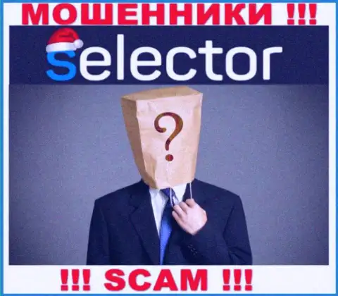 Нет возможности выяснить, кто является прямым руководством организации Selector Gg - это однозначно мошенники