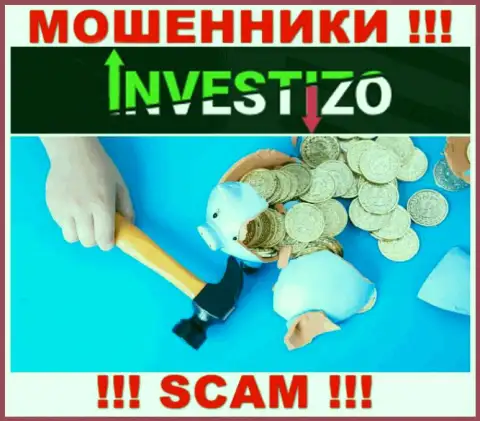 Investizo - это internet мошенники, можете утратить все свои вложения