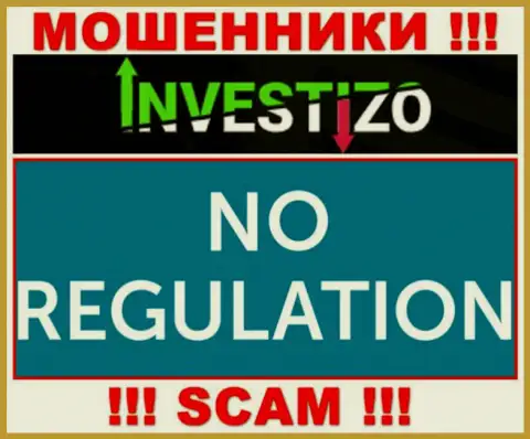 У компании Investizo нет регулятора - махинаторы безнаказанно облапошивают клиентов