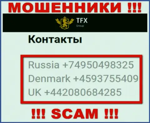 Не позволяйте интернет мошенникам из организации TFX-Group Com себя обмануть, могут звонить с любого номера телефона