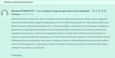 Портал-отзовик ФинОтзывы Ком разместил достоверные отзывы биржевых игроков о forex дилере ИНВФХ