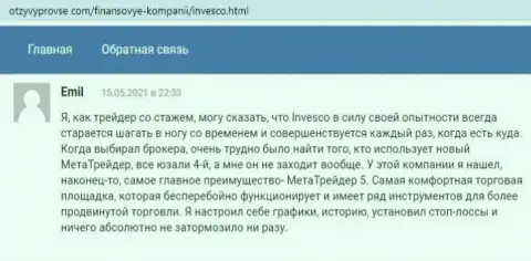 Валютные игроки оставили собственные отзывы об Форекс брокерской организации INVFX на интернет-сервисе otzyvyprovse com