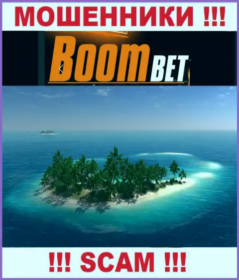 Вы не нашли сведения о юрисдикции Boom Bet ??? Бегите подальше - это internet-жулики !