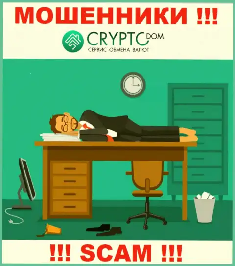 Найти инфу о регуляторе шулеров CryptoDom невозможно - его просто-напросто нет !